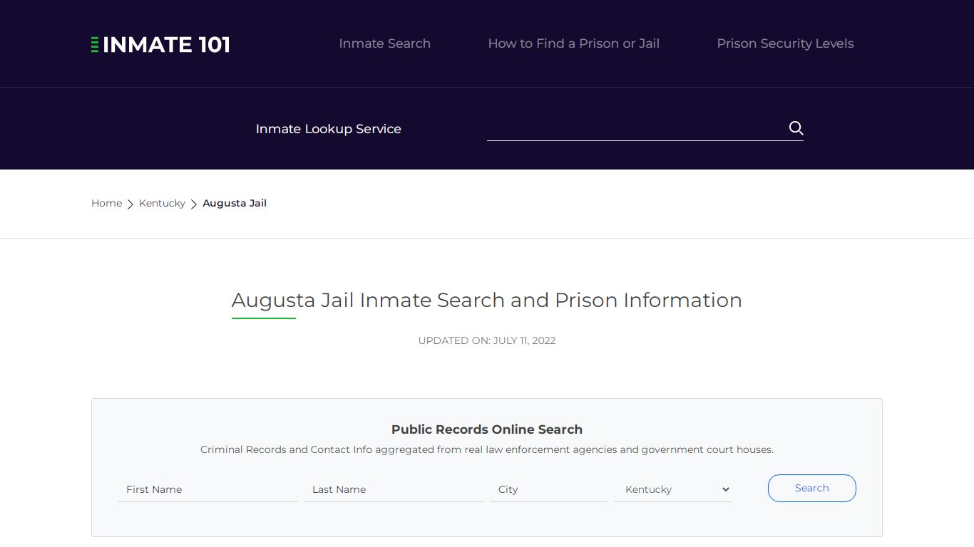 Augusta Jail Inmate Search, Visitation, Phone no ...